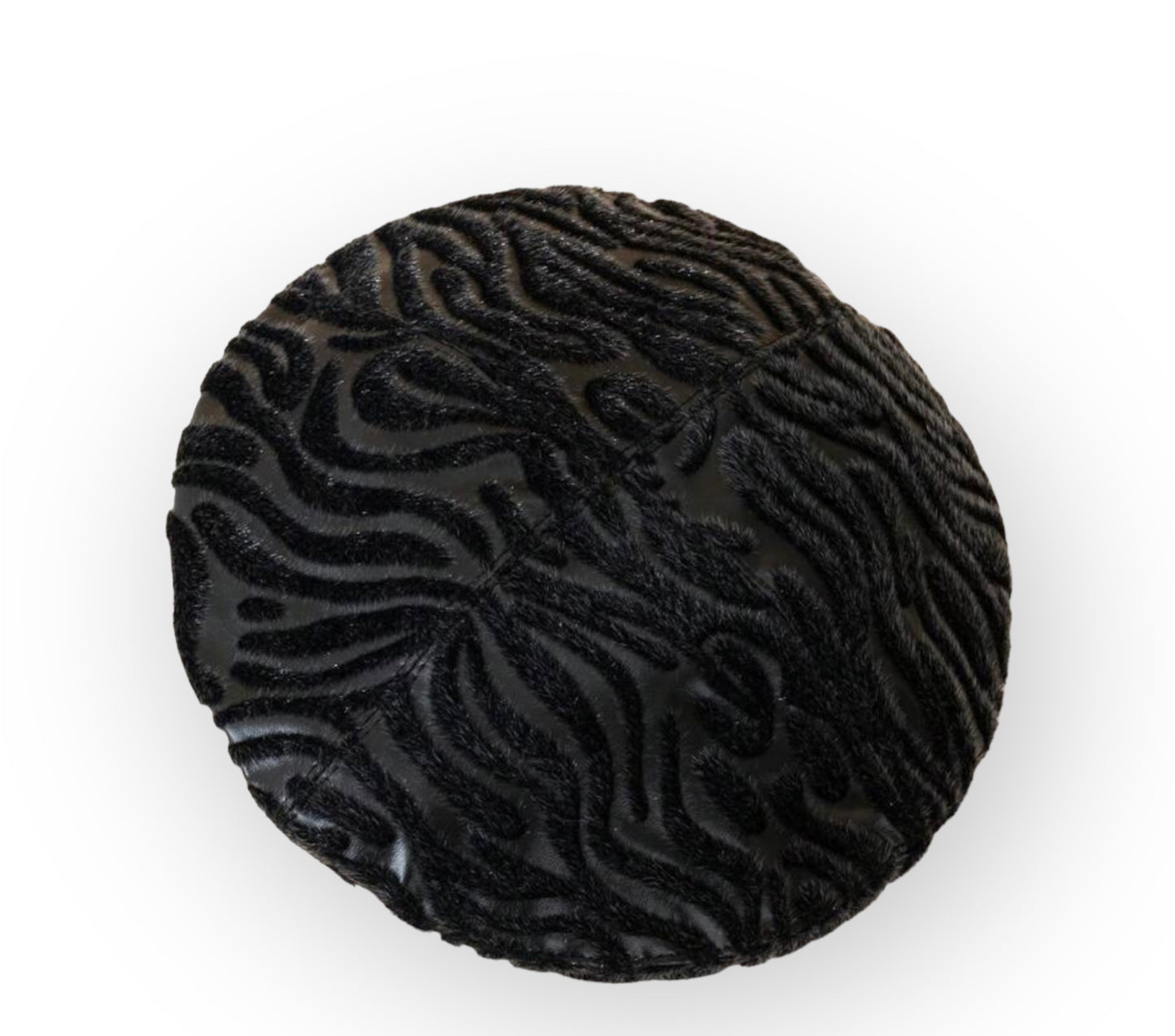 Black Excellence Striped Beret